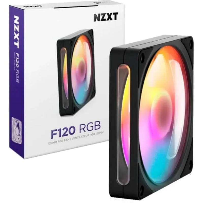 Raffreddamento Aria NZXT 120mm RF-R212S-BF RGB PWM 2400 rpm silenzioso - immagine 1
