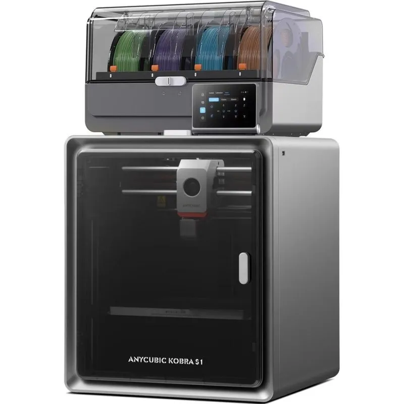 Stampante 3D Anycubic S1 COMBO V2 veloce chiusa multicolore ACE 2 Pro - immagine 1
