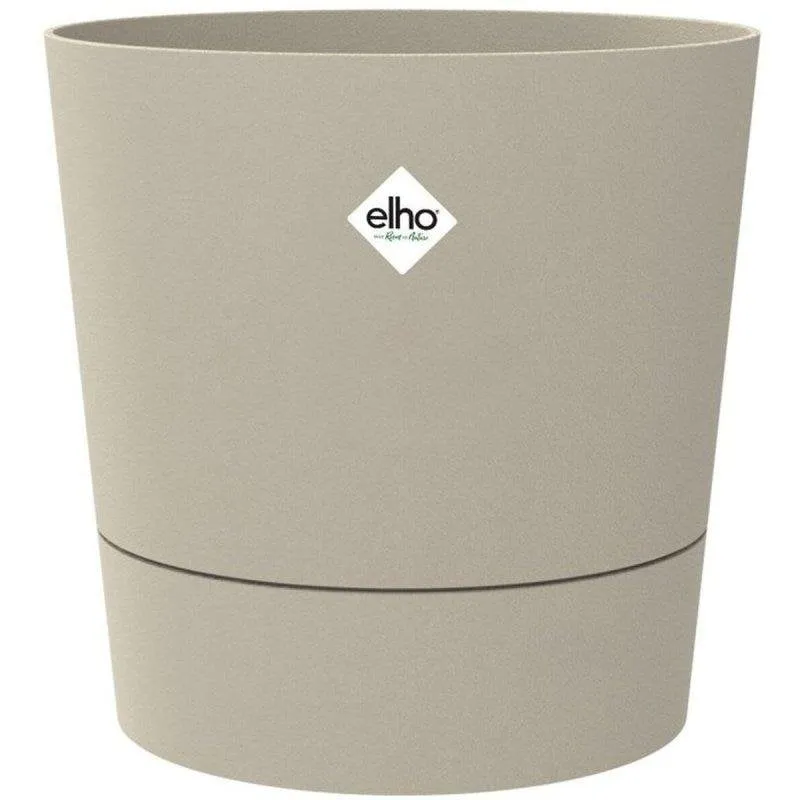Vaso da giardino Elho Foss Rotondo 35 cm Beige 21 L - immagine 1