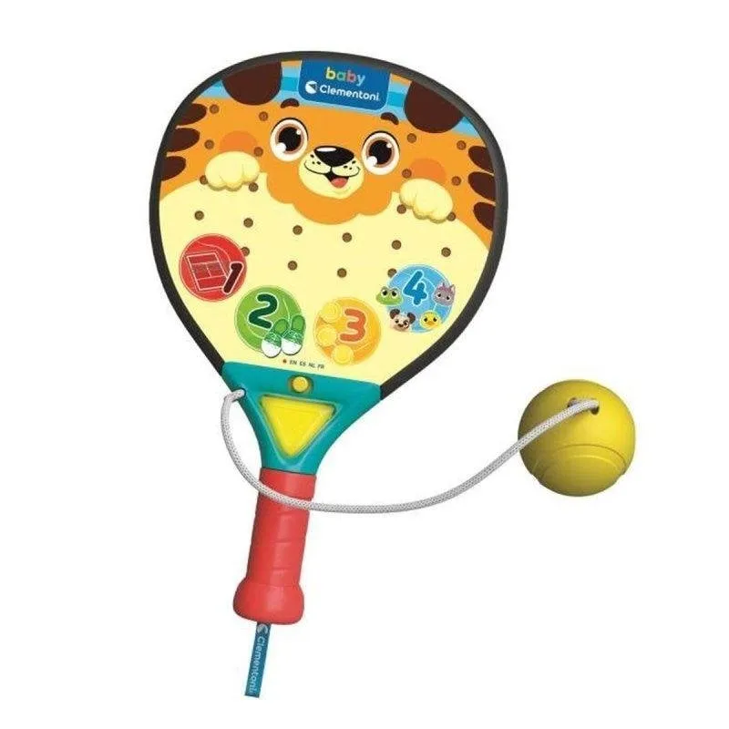 Racchetta Educativa Interattiva Clementoni Baby Padel Sonora - immagine 1