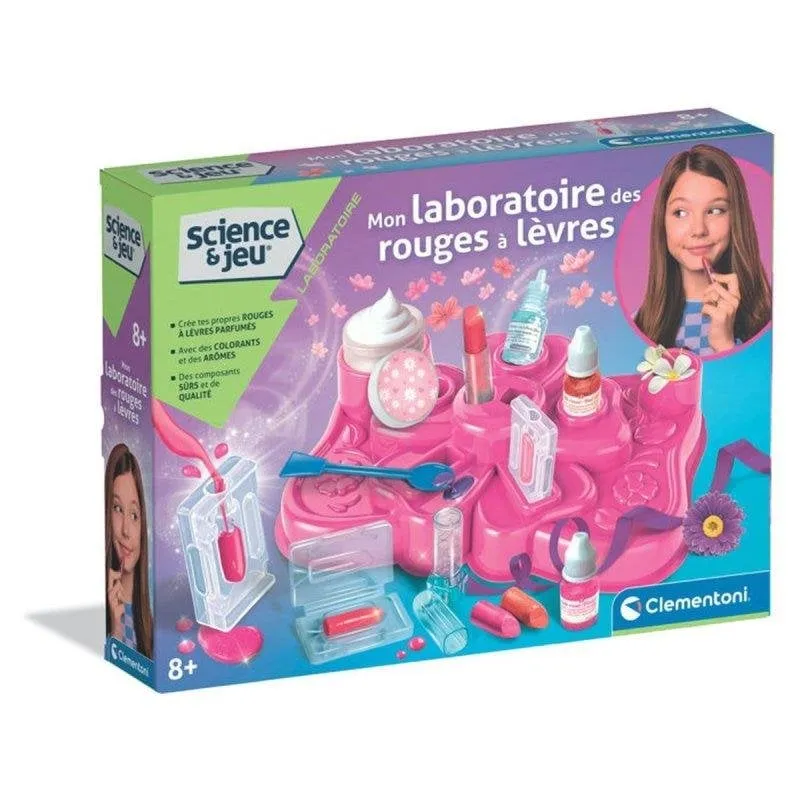 Kit scienza cosmetici Clementoni My Lipstick Lab +8 anni, aroma e brillante - immagine 1