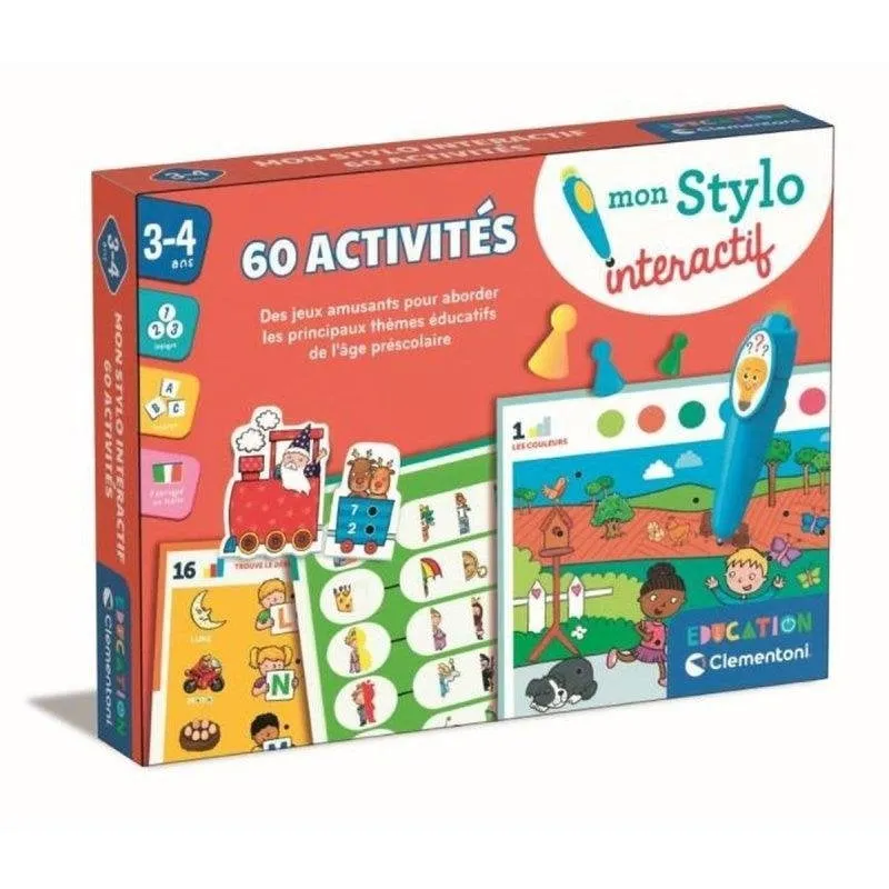 Clementoni Matita Interattiva di Attività Educative 60 Giochi - immagine 1