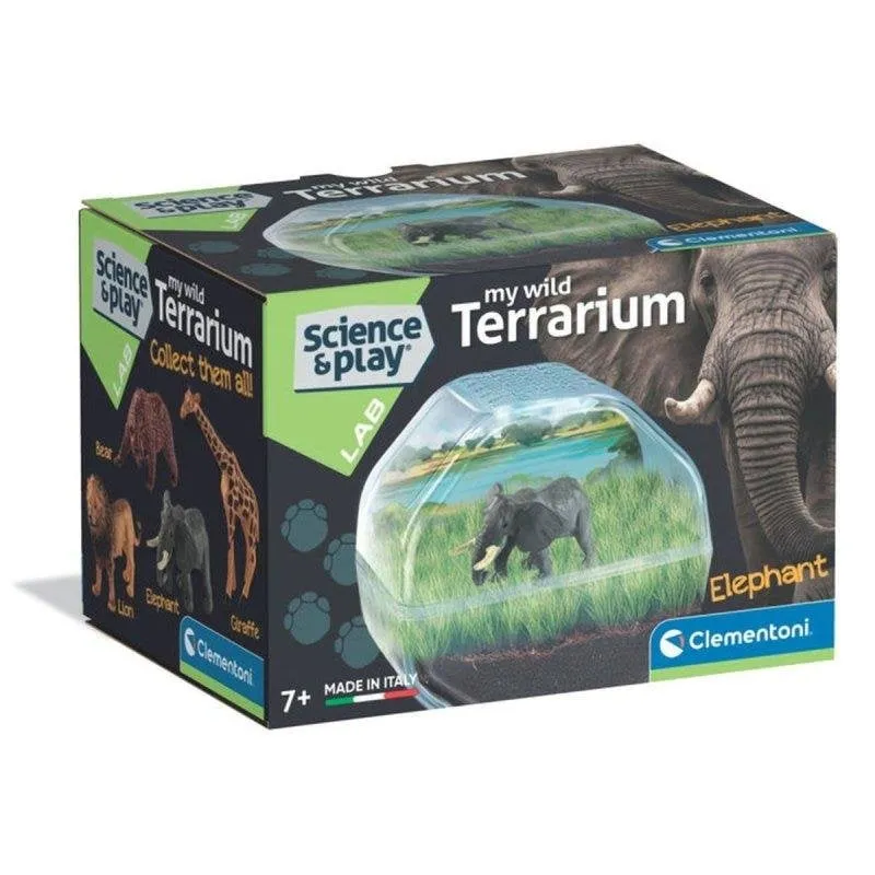 Mini Terrario Elefante Clementoni - Kit Educativo Piante 7+ - immagine 1