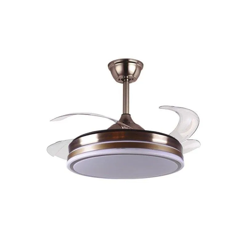 Ventilatore da Soffitto con Luce Bel Air Home New Asgard 72W 108cm 6 Velocità Pale Retrattili Telecomando - immagine 1