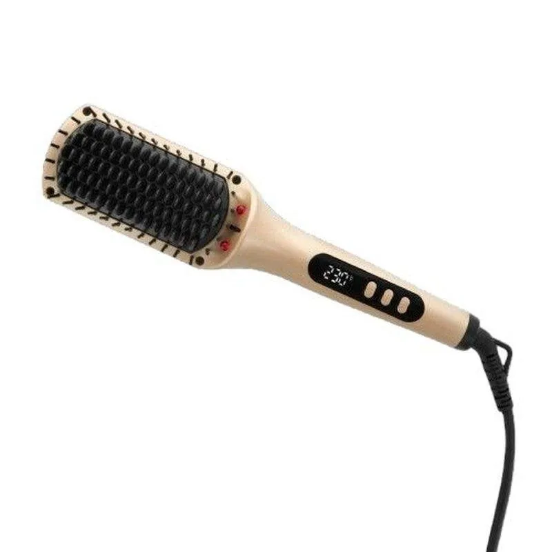 Spazzola Lisciante Saint Algue Liss&Go 6 Temperature Ceramica Ionica Display Oro - immagine 1