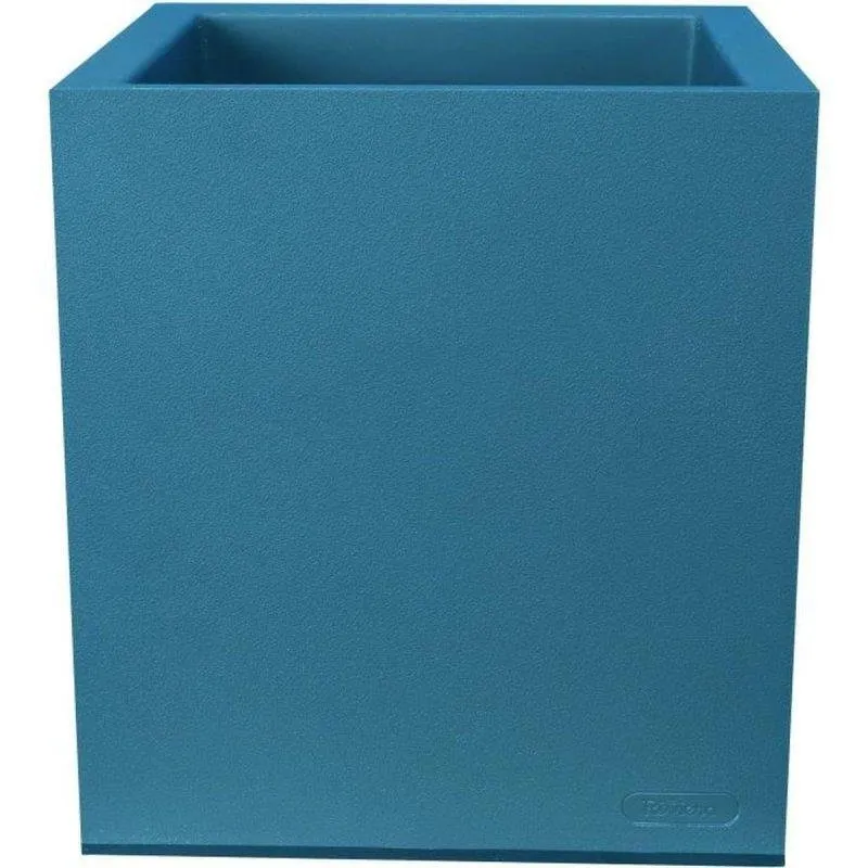 Vaso Rettangolare Riviera Granit 60x30 cm Blu Plastica PP 33L - immagine 1