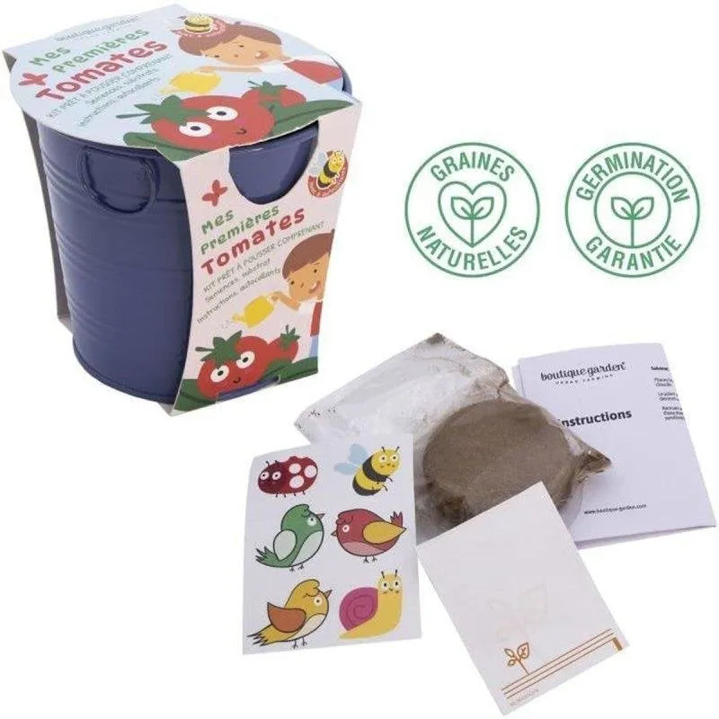 Kit Giardinaggio Silverlit 3 Vasi Colorati Semi Adesivi 3+ Anni - immagine 1