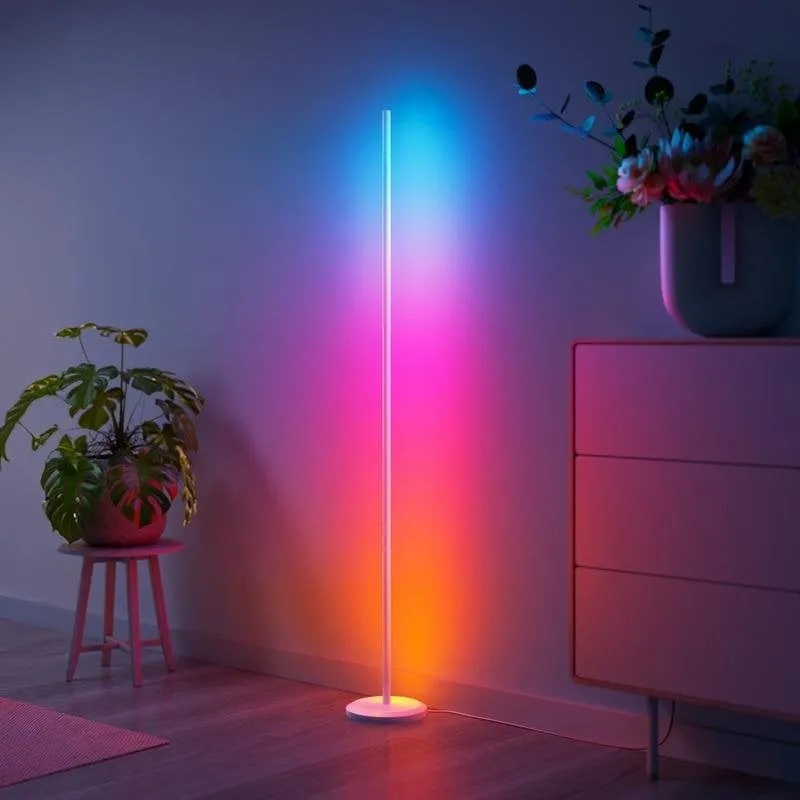 Lampada da Pavimento Smart Nanoleaf Matter RGBW 22W Bianco - immagine 1