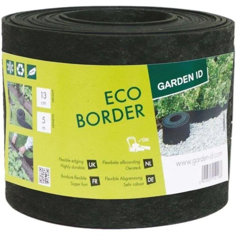 Bordura da giardino Garden Life Eco Border 5m x 13cm Nero - immagine 1