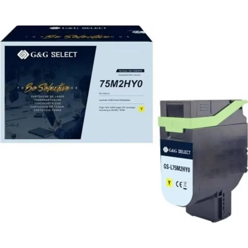 Cartuccia Toner G&G Gialla 8.800 Pagine Compatibile Lexmark CS531dw - immagine 1