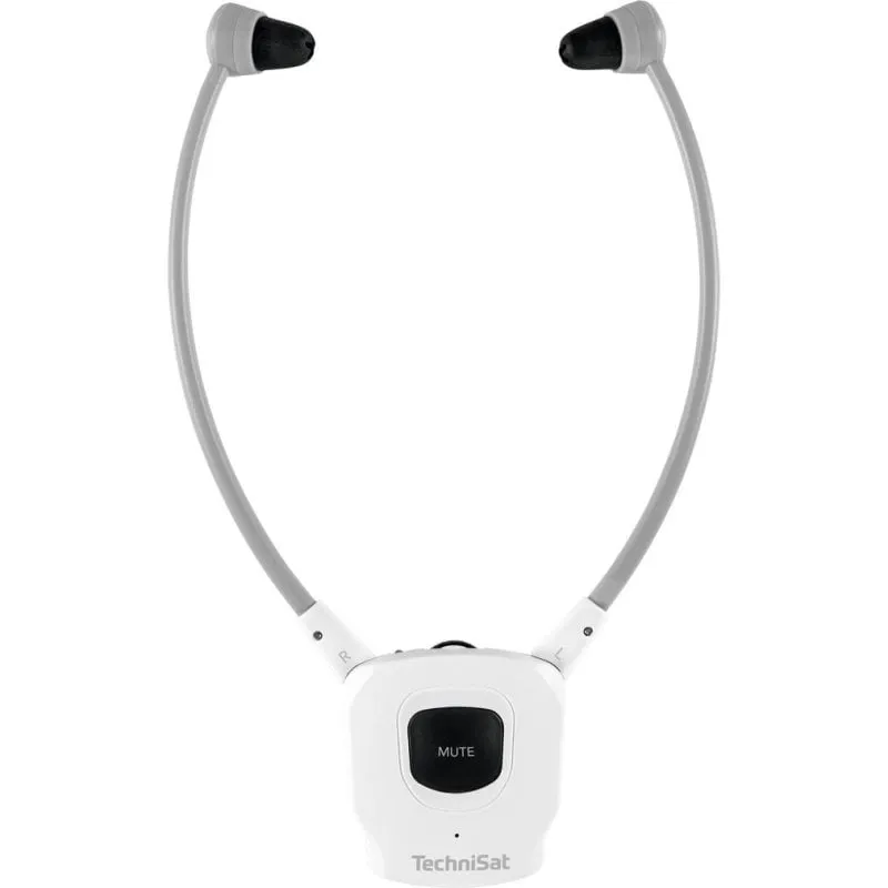 Auricolari Technisat StereoMan ISI 3 Bluetooth Wireless e Cablati Bianchi con Microfono - immagine 1