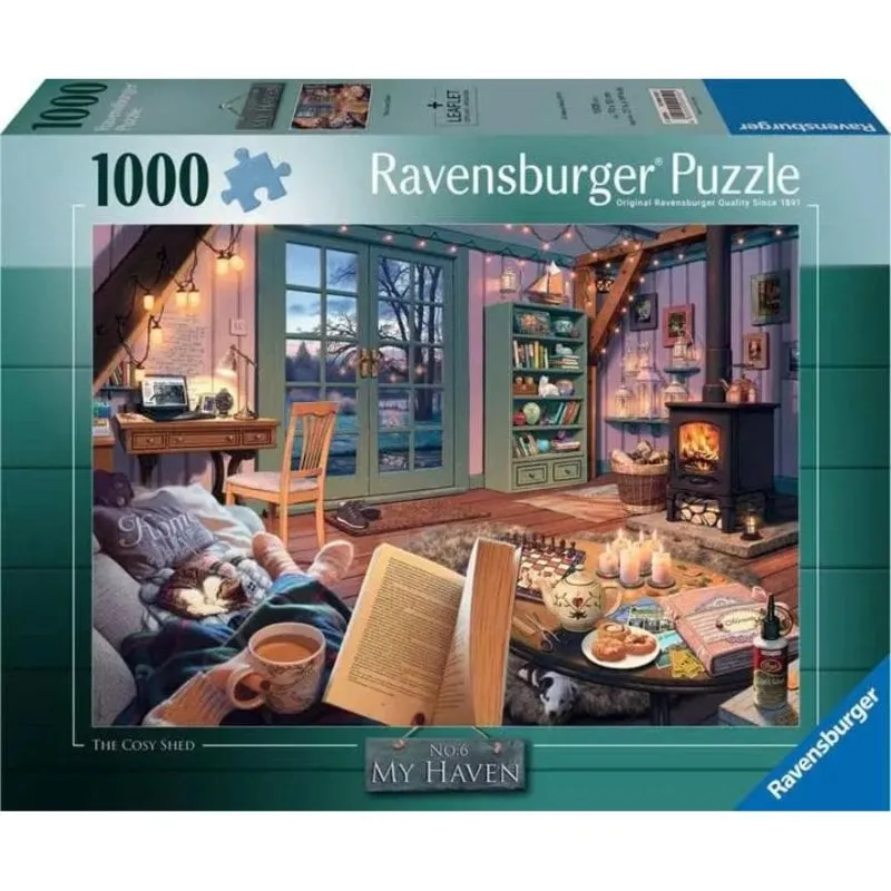 Puzzle Ravensburger My Refuge Riparo Accogliente 1000 Pezzi - immagine 1