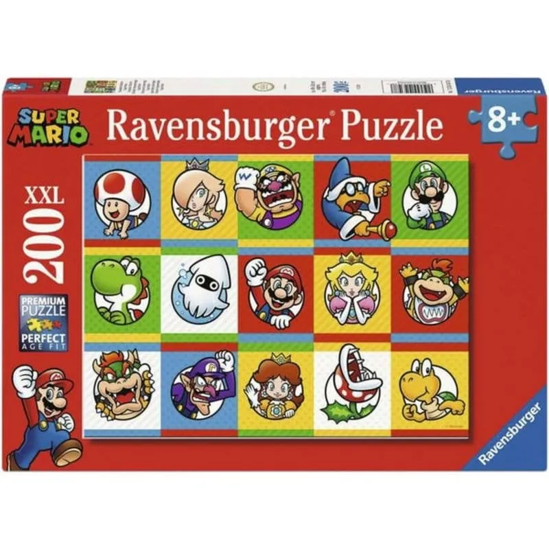 Puzzle Ravensburger Nintendo Super Mario Collezione personaggi 200 pezzi - immagine 1