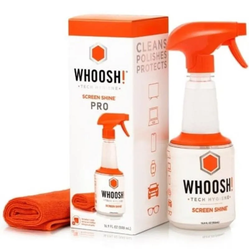 Kit Pulizia Schermi Whoosh XL 500 ml + Panno Microfibra 35 cm - immagine 1