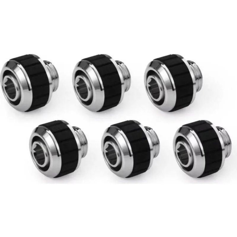 Refrigerazione Liquida Alphacool Apex Grip Fitting 13/10 mm Cromato Metallico - immagine 1