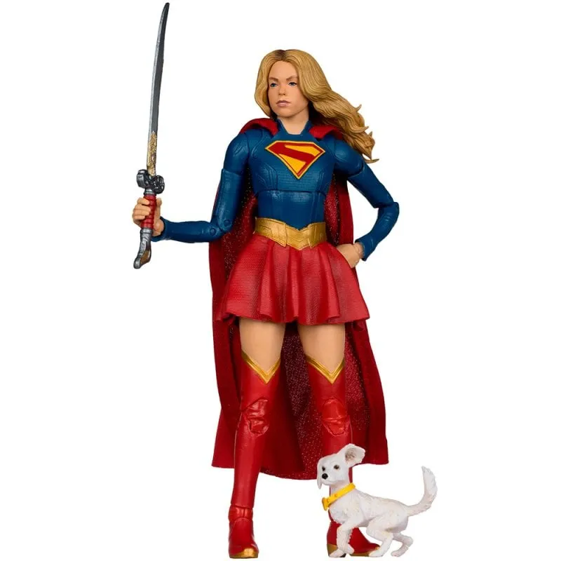 Action figure McFarlane Supergirl e Baby Krypto DC Multiverse 18 cm - immagine 1