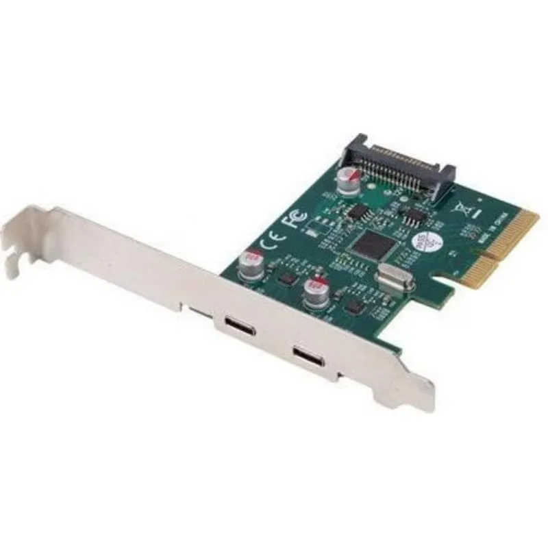 Scheda Controllo Lanberg PCE-UC3-002 PCI Express x1 USB-C Low Profile - immagine 1
