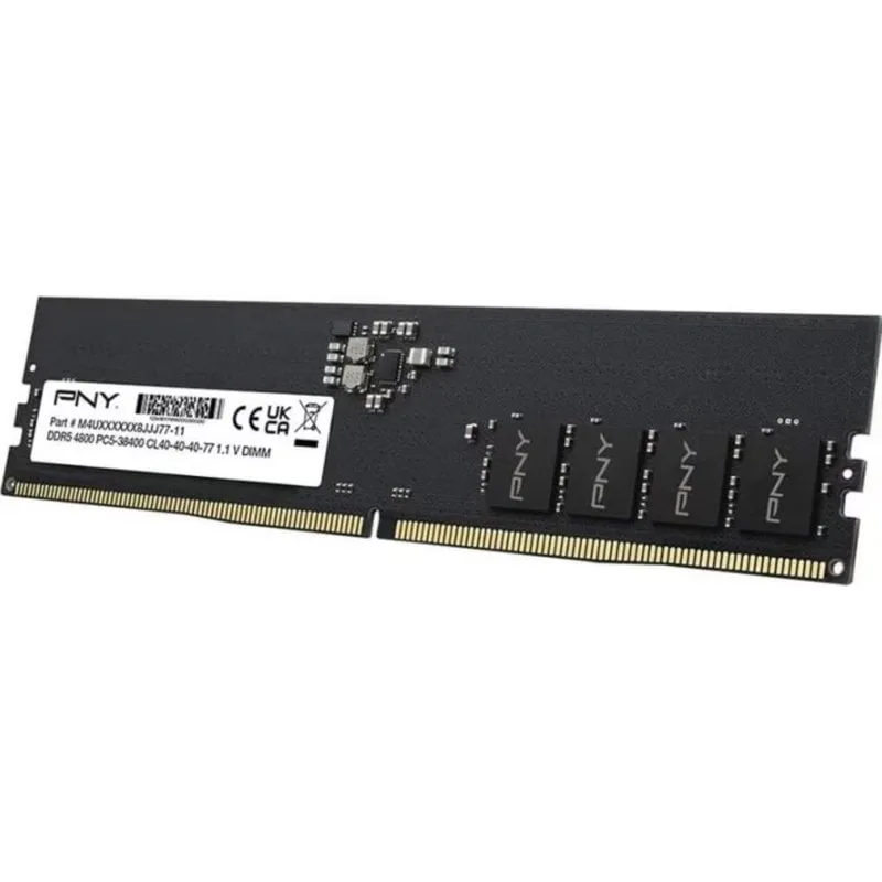 Memoria RAM PNY MD8GSD54800-SB 8GB DDR5 4800MHz DIMM Garanzia 36 mesi - immagine 1