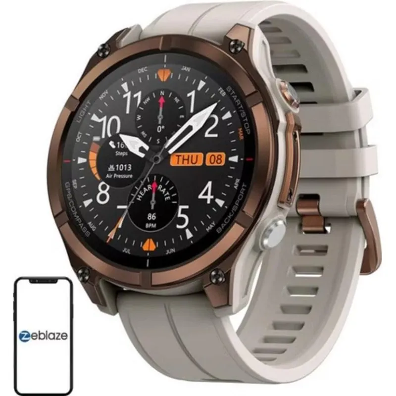 Zeblaze Stratos 4 Pro Bronze Bluetooth GPS 44mm Bronzo S/M - immagine 1