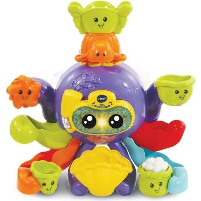 VTech Polo Polpo Pazzo Gioco Bagno Interattivo Ventose - immagine 1