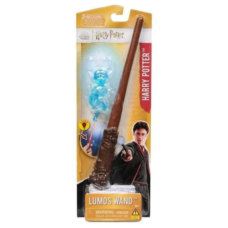 Bacchetta magica interattiva Spin Master Lumos Harry Potter Patronus 27,9 cm - immagine 1
