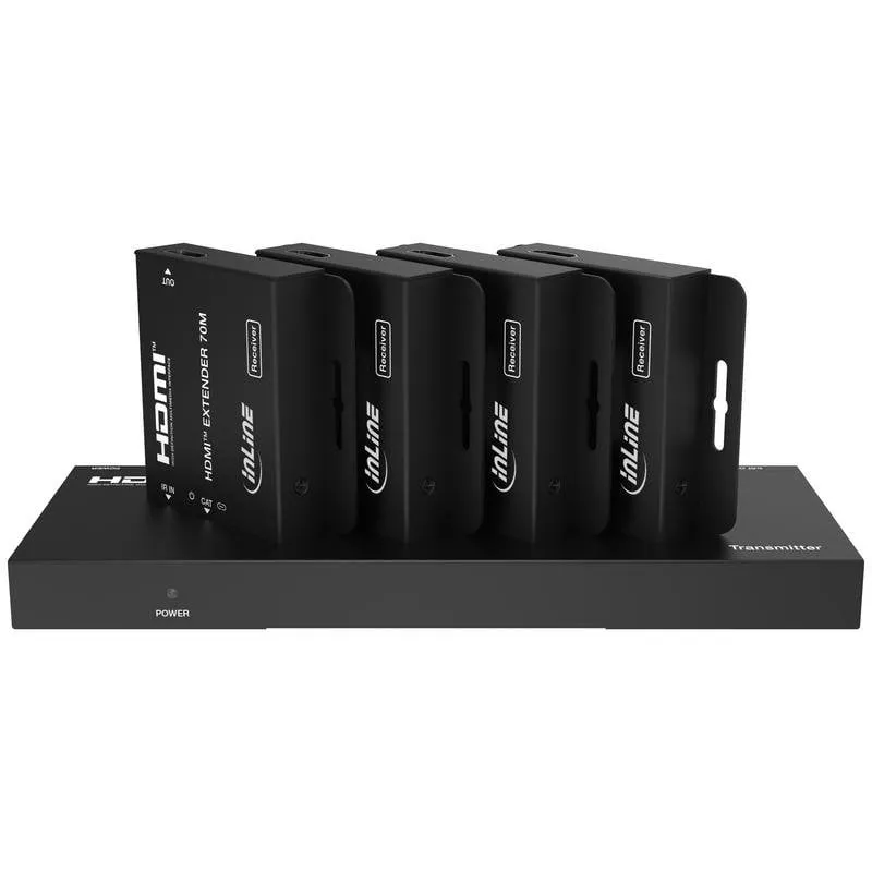 Switch video Eaton InLine 57886B 4 uscite 4K@30Hz HDMI RJ45 - immagine 1