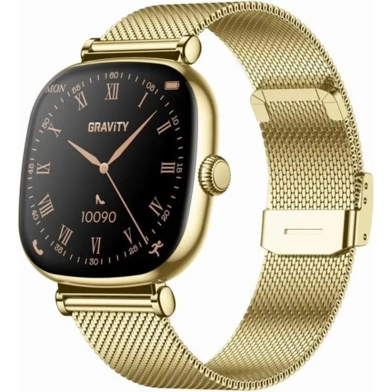 Gravity GT32-2 Bluetooth 1,7" Oro Taglia Unica IP68 Cardiofrequenzimetro Monitoraggio Sonno - immagine 1