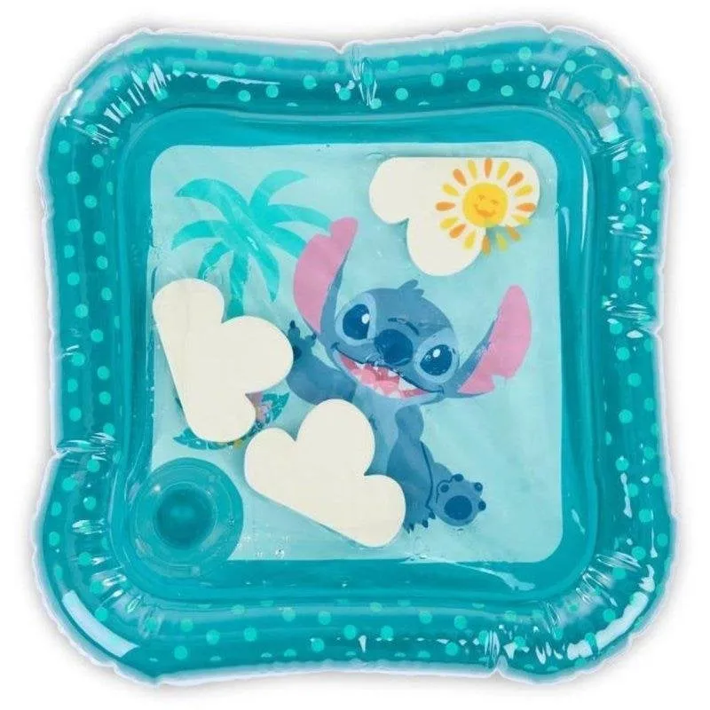 Tappeto d'acqua gonfiabile multisensoriale Disney Baby Stitch Bright Starts, blu, dalla nascita - immagine 1