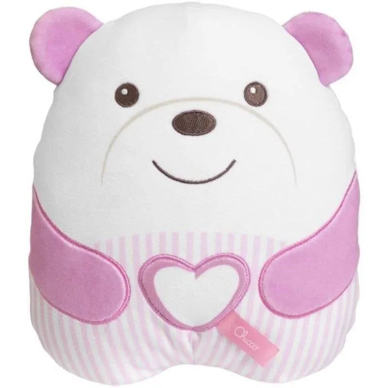 Peluche Chicco Tendre Ourson Rosa con Veglia Notturna e Suoni della Natura - immagine 1