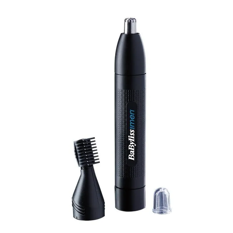 Tagliacapelli Naso e Orecchie BaByliss E652E Senza Fili Lavabile Cappuccio Protettivo - immagine 1