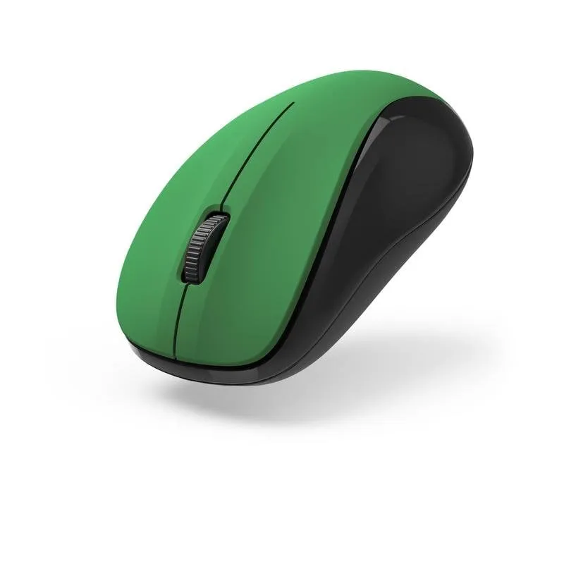 Ratón Hama MW-300 V2 RF wireless 1200 DPI Nero Verde silenzioso - immagine 1