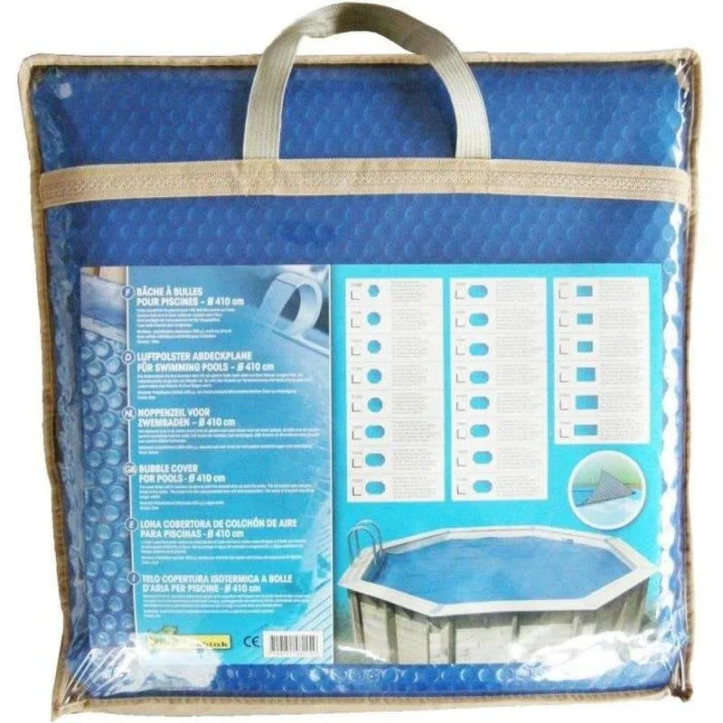 Copertura Solare Ubbink Rettangolare 250x450 cm Blu 400 Micron - immagine 1
