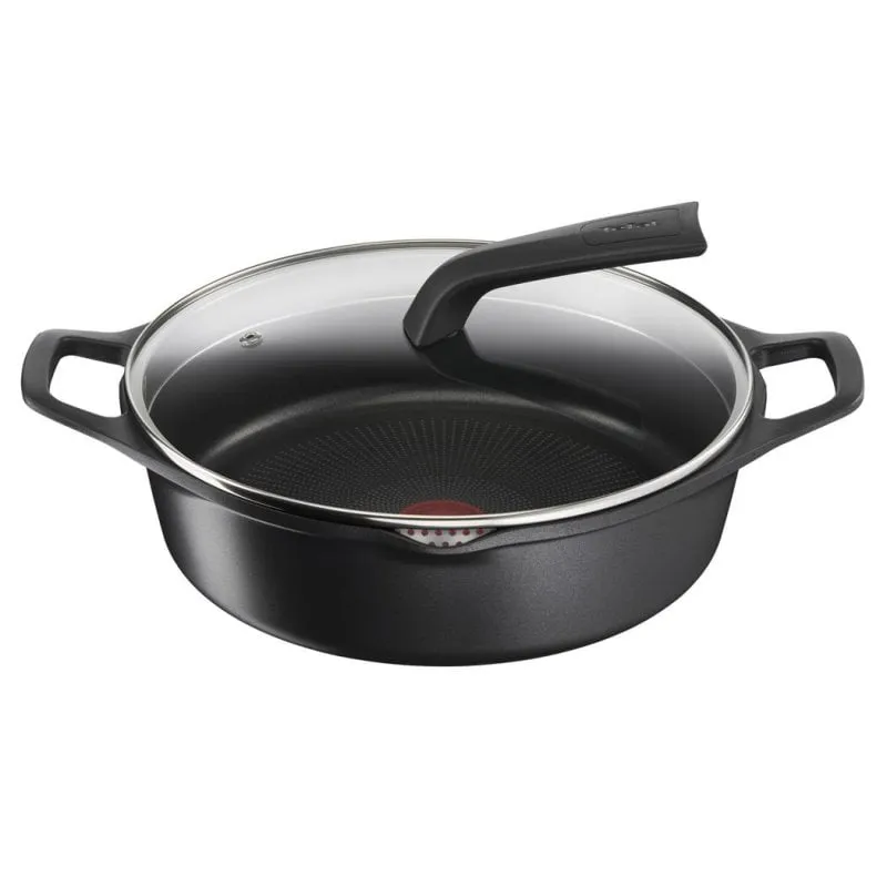 Padella Tefal Robusto E24972 28 cm con Coperchio in Vetro - immagine 1
