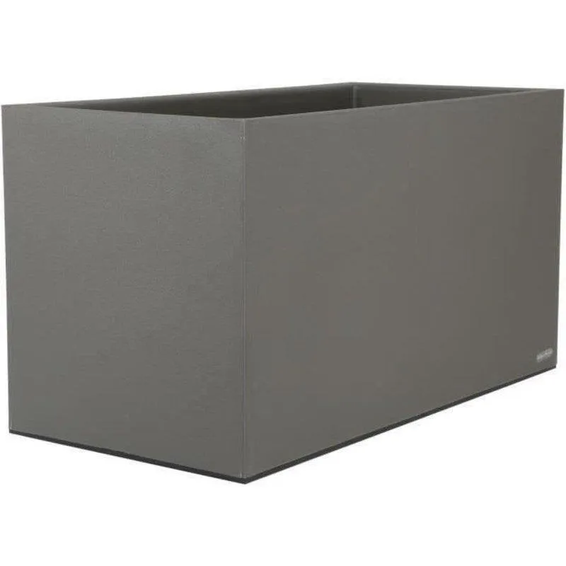 Vaso da Giardino Rettangolare Esterno Riviera Granit 60x30 cm Grigio 33 L - immagine 1