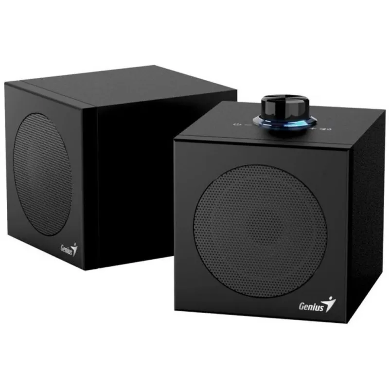 Altoparlanti Genius PC USB 4W RMS neri con connettività USB-A e USB-C - immagine 1