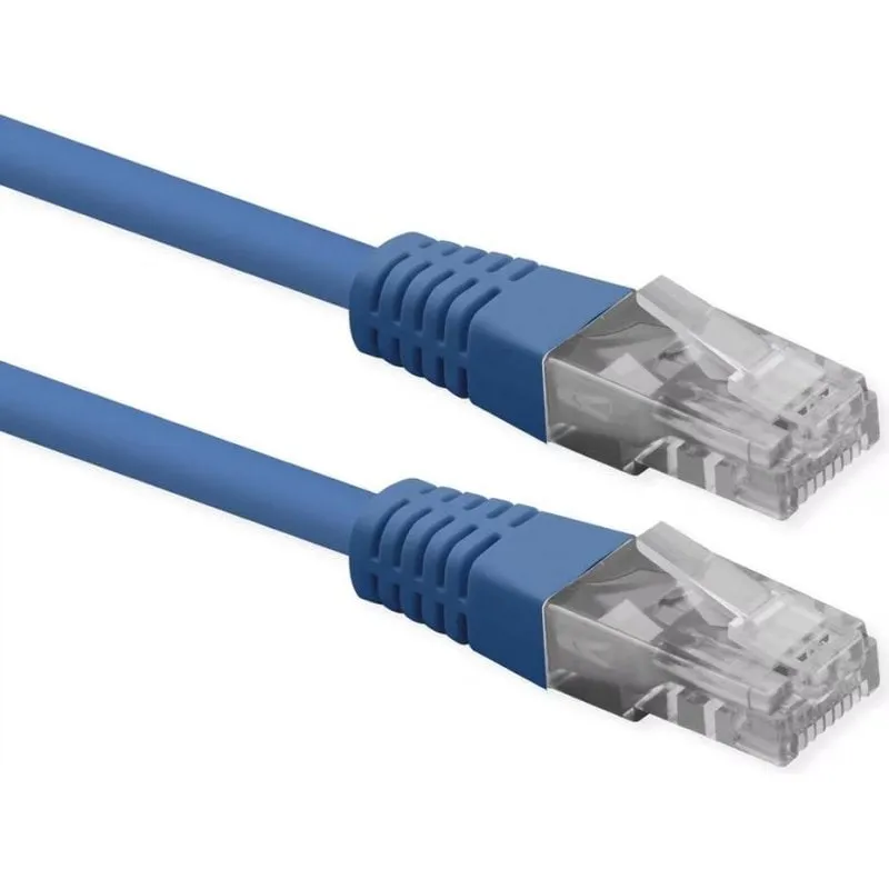 Cavo di Rete Patch Roline CAT6 U/UTP 1,5 m Blu - immagine 1
