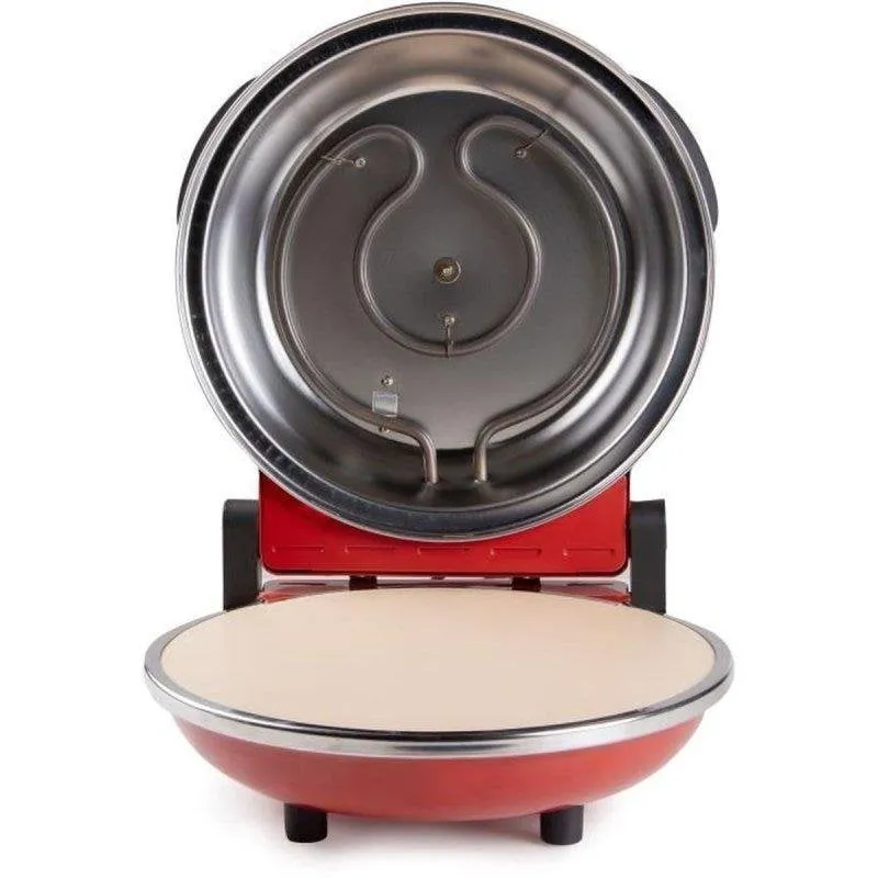 Forno per pizza Domo Do9284pz 1200W pietra ceramica 32 cm rosso - immagine 1