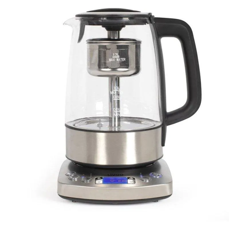 Bollitore Elettrico Automatico Livoo DOD209 1.7L Acciaio Vetro - immagine 1