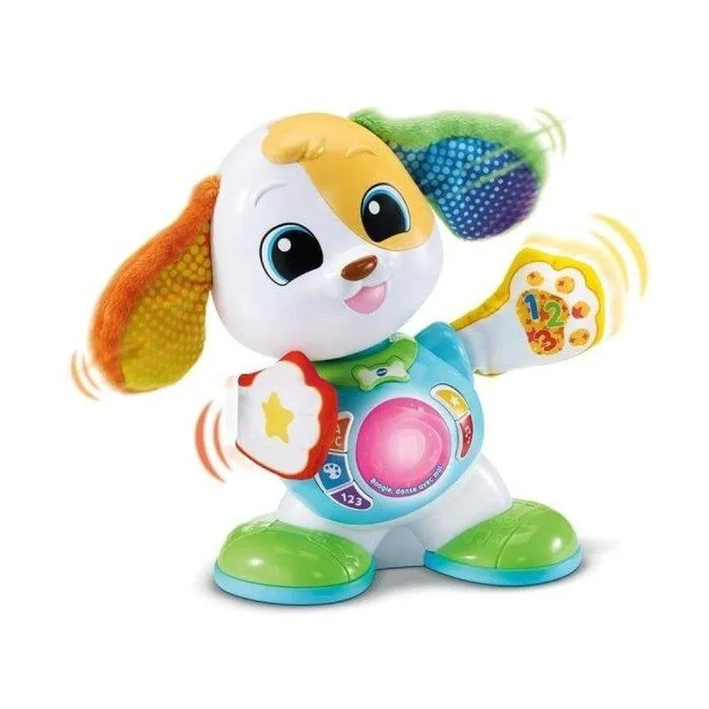 Giocattolo interattivo VTech Baby Boogie Cane danzante Luci Musica 5 pulsanti educativi - immagine 1