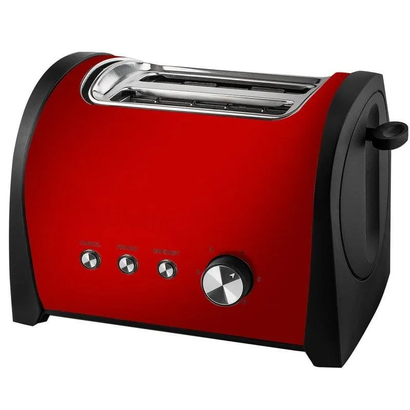 Tostapane Küken 33778 Rosso 2 Fessure 800 W Policarbonato Acciaio - immagine 1
