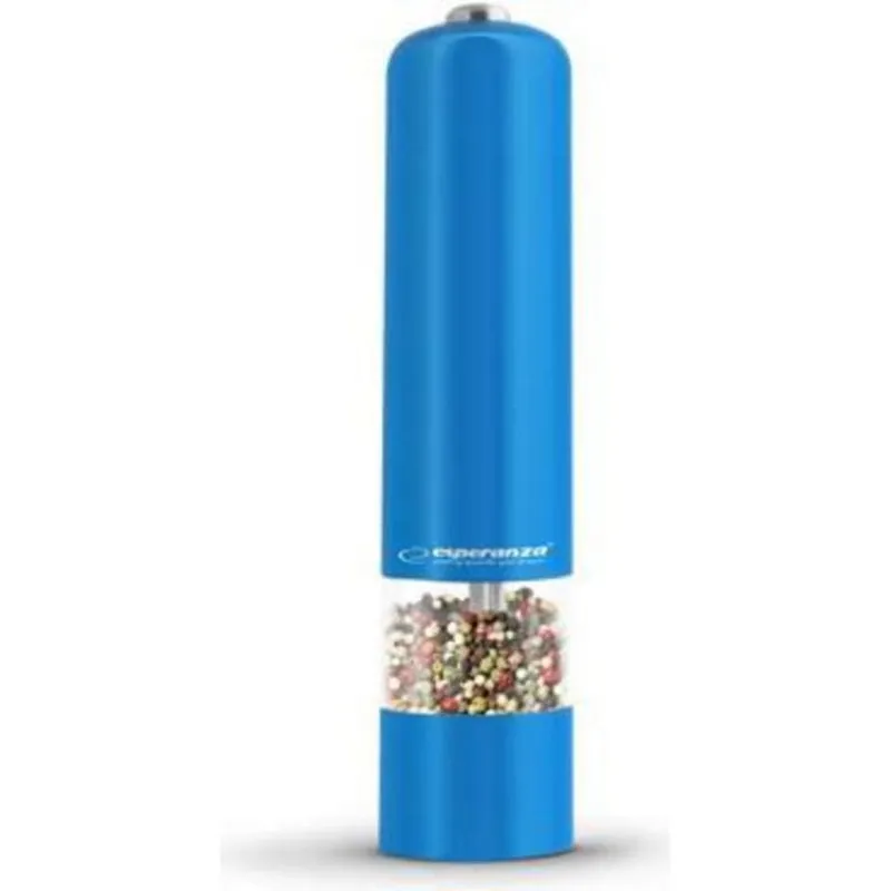 Macinapepe automatico Esperanza Malabara blu con regolazione di macinatura - immagine 1