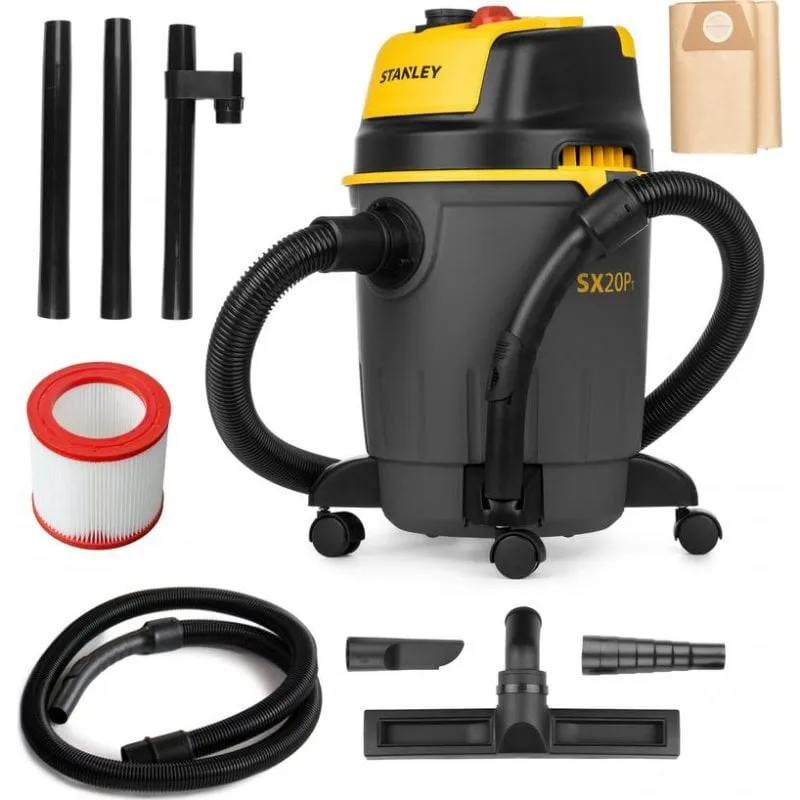 Aspirapolvere industriale Stanley SXVC20PTE 1200 W senza sacco 20 l filtro HEPA - immagine 1