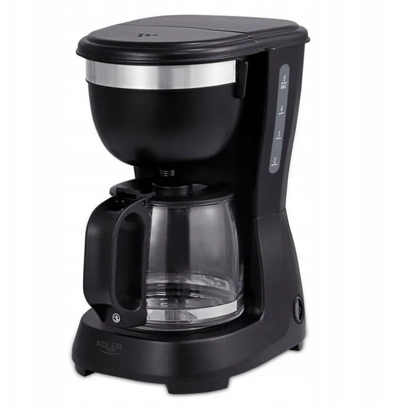 Caffettiera a filtro Adler AD 4381B 0,6 L con funzione antigoccia e mantenimento caldo - immagine 1