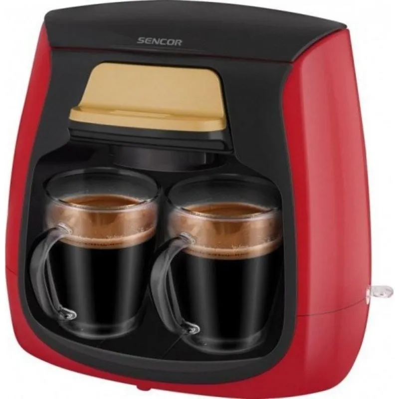 Caffettiera a filtro Sencor SCE 2101RD 0,3 L 2 Tazze con piastra termica - immagine 1