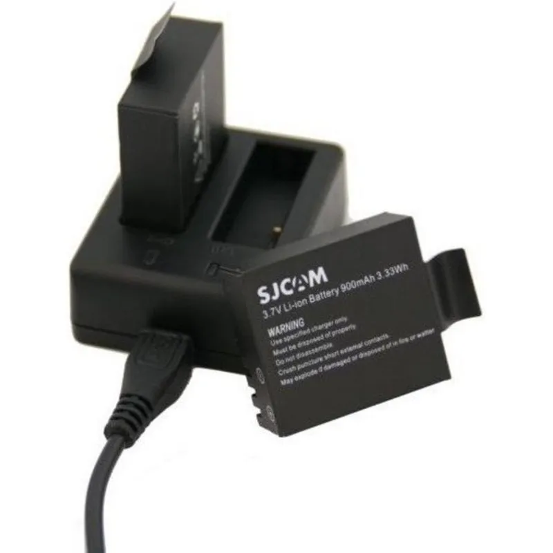 Caricatore Doppio SJCAM per SJ4000 SJ5000 M10 - immagine 1