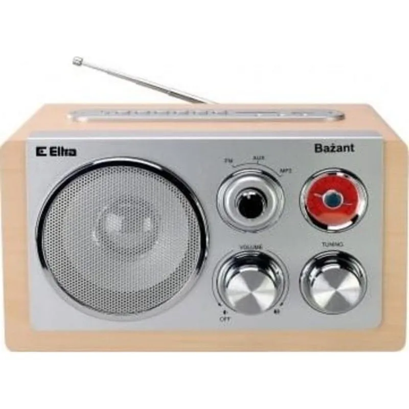 Ricevitore radio USB/SD Eltra Bażant in legno - immagine 1