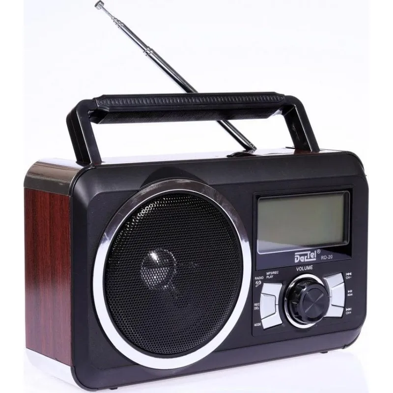 Radio portatile Dartel RD-20 FM display blu riproduzione MP3 - immagine 1