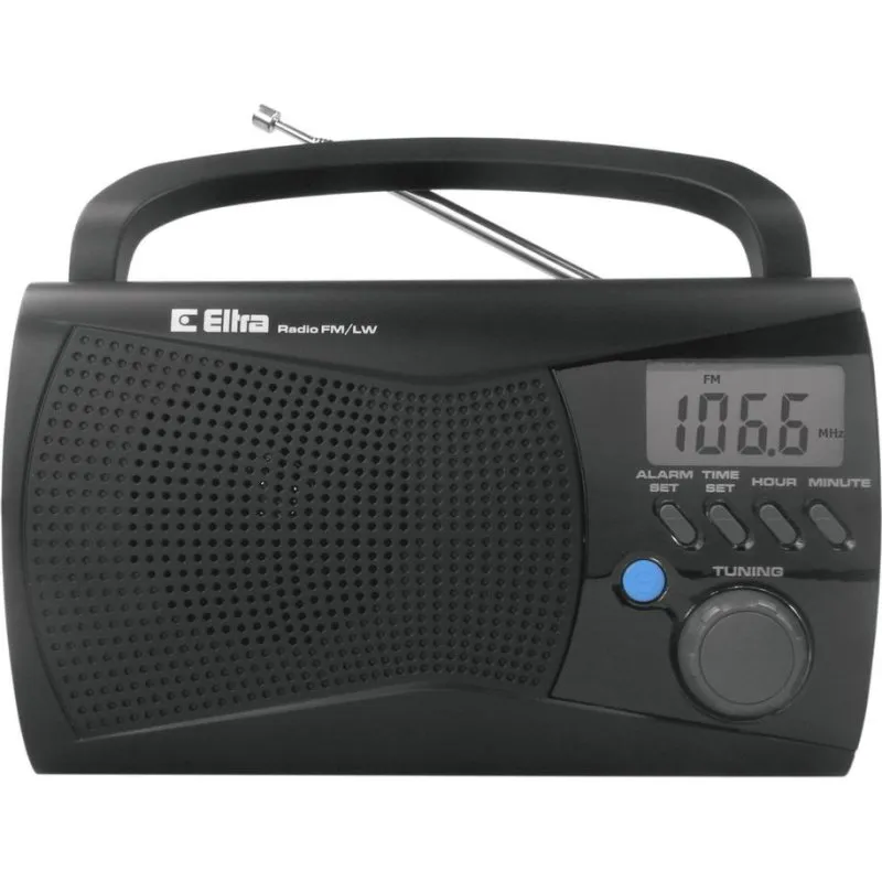 Radio portatile Eltra Kinga 2 FM/LW con sveglia e presa per cuffie - immagine 1