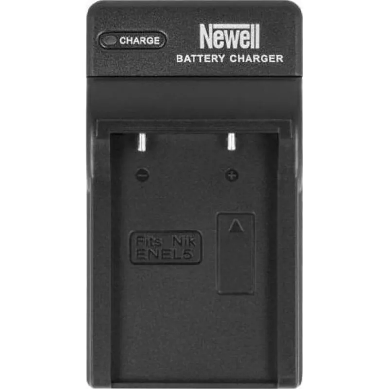 Caricatore Newell DC-USB per batteria Nikon EN-EL5 compatto con cavo - immagine 1