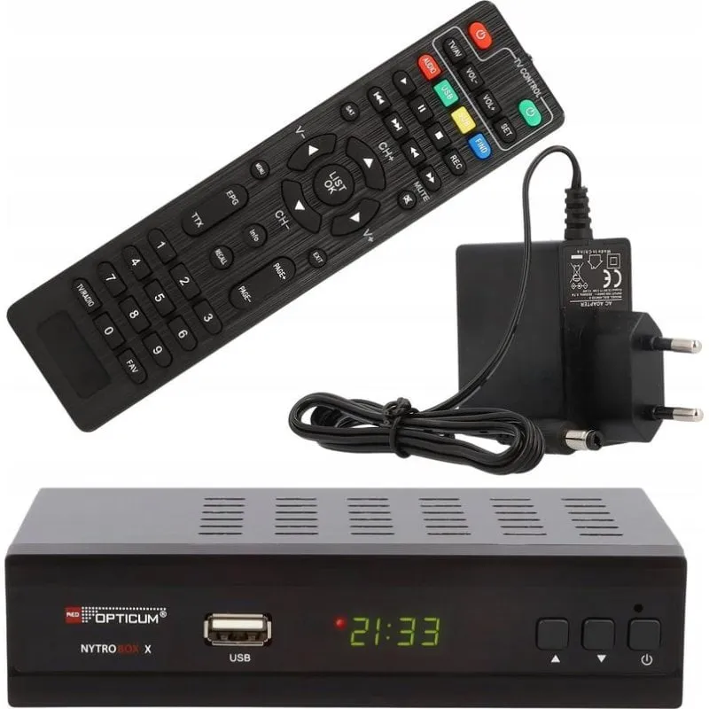 Tuner DVB-T2/C H.265 Full HD 1080p Opticum Nytrobox X - immagine 1